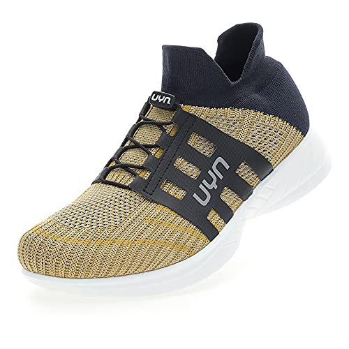 UYN Y100062-S004 Free Flow Metal Tune Sneaker Mujer Gold/Antracite EU 35