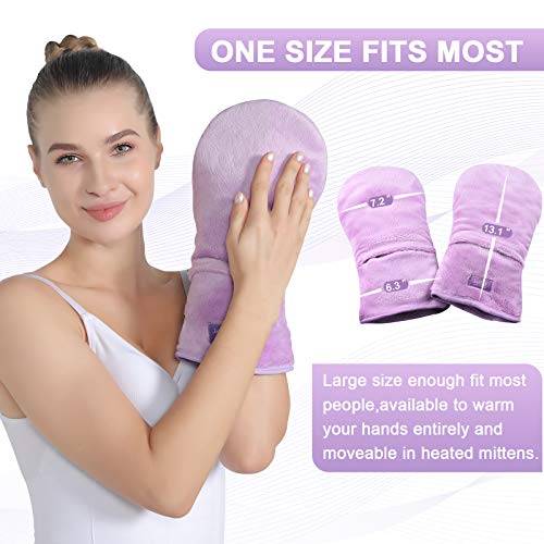 Relief Expert Microwavable Heated Mittens, Heat Arthritis Gloves for