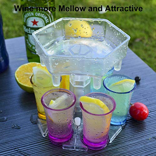 6 Schnapsglasspender und Halter, Schnapsglas-Spender Bar Schnapsglas-Brille Hängender, Getränke-Cocktail-Spender Für… – Bild 6