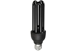 40W Black Light Bulb CFL Detection Holiday Lighting, Verification for ID Cards and Currencies, Wide Application (110V)