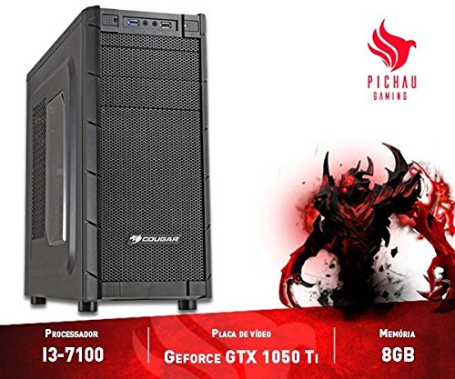Computador Gamer Pichau Intel Core i3-7100 8gb (gtx Geforce 1050 Ti 4gb) 1tb