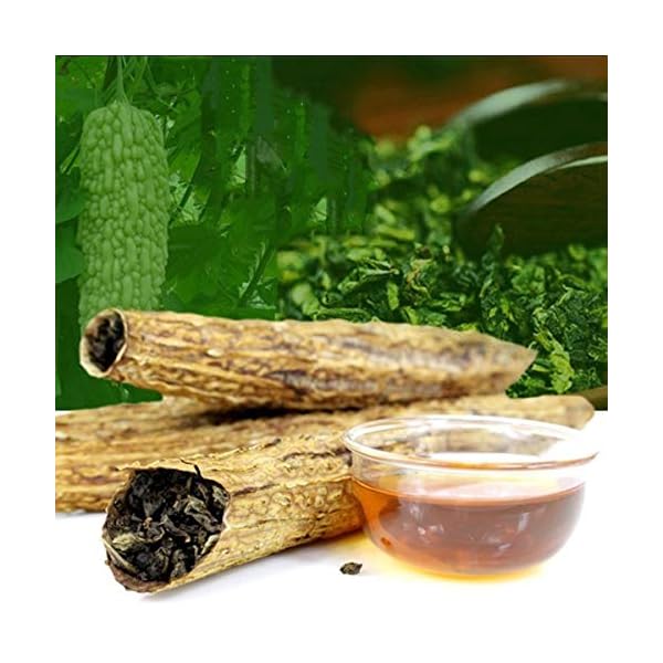 2 Stück / ca. 125g Kellerkohle Bitterkürbis Tieguanyin Tee Süßer TiKuanYin Oolong Tee Tonic Herbs Tee Sheng Cha… – Bild 3