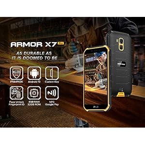 Rugged Smartphone (2020), Ulefone Armor X7 PRO Android 10 Cellulare Antiurto IP68, Quad-Core 4GB+32GB, Telefono… - immagine 3