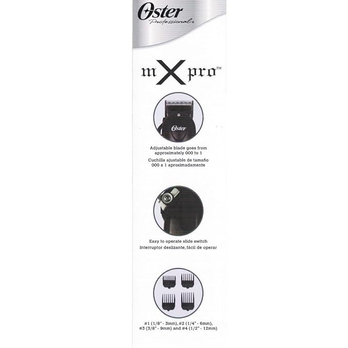 oster teqie trimmer and mx pro hair clipper combo