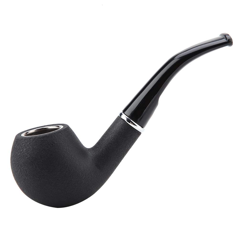 Sorand Resin Tobacco Pipe, Detachable, Easy to Clean and Carry, Durable, Practical Gift (Black)