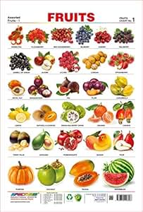 fruits chart name vegetables vegetable english fruit names learning vocabulary pre list charts learn educational spectrum laminated google posters veggies