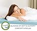 Comfort & Relax Memory Foam Mattress Topper with Gel-Infused Technology, 2.5-inch Thick, Twin-XL