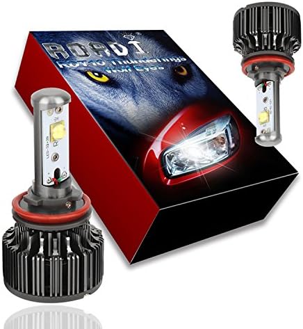 Roadi LED Headlight Bulbs Conversion Kit - All in one - 60w 8,000Lm 6000K Diamond White CREE - Thunderings Wolf Eyes - 9006(HB4)- 2 Yr Warranty