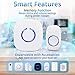 SadoTech Wireless Doorbell for Home - 1 Push-Button Ringer & 2 Chime Receivers, Battery Operated, 1000 Feet, Wireless Door Bell w/LED Flash, Black