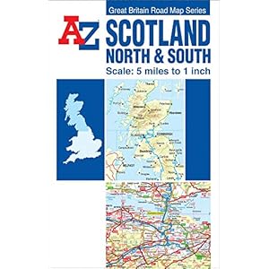 Geographers’ A-Z Map Company: Scotland Road Map Landkaart – Gevouwen Kaart, 27 september 2017