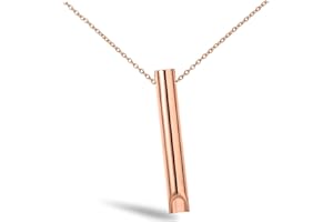 NexMe Stress Anxiety Relief Mindful Breathing Necklace, Anxiety Relief Item Breathing Exercise Device Breathwork Tool for Meditation, Relaxation, Calming Down and Slowing Breath (Rose Gold)