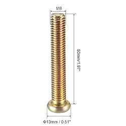 uxcell M8x50mm Furniture Screw Hex Socket Machine
