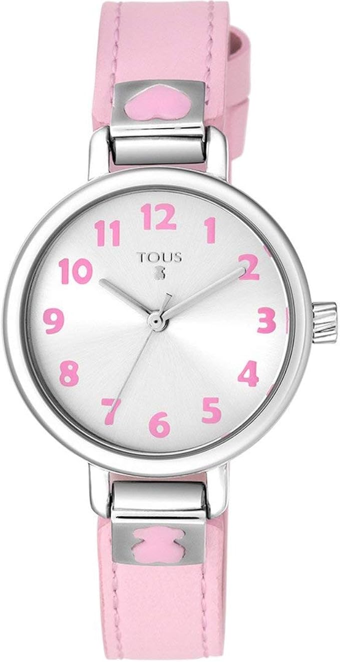 Reloj tous Dream de acero con correa de piel rosa Ref:900350205 Niña: Amazon.es: Relojes