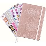 Law of Attraction Daily Planner - Deluxe Day Calendar and Gratitude Journal to Increase Productivity, Happiness &amp; Time Management - Non Dated, A5 Rose Gold Hardcover + Bonus Stickers