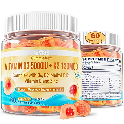 Vitamin D3 5000IU + K2 (MK7) 120mcg, SugarFree Vitamin D3 K2 Filled