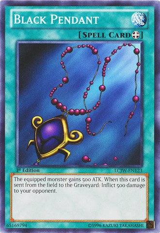 Yu-Gi-Oh! - Black Pendant (LCJW-EN123) - Legendary Collection 4: Joey's World - 1st Edition - Common
