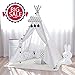 HAN-MM Kid's Foldable Teepee Play Tent One Four Ploes Style with Carry Case for Outdoor Indoor