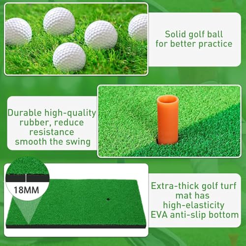 300 * 210 * 180Cm Golf Practice Net, Golf Training Net for Backyard Chipping Driving Garage, Outdoor/Indoor