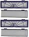 Ecleanwell 4-pack High-Performance Filter replacement + 1 Side Brush for all Neato Botvac Series models, 70e 75 80 85