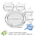 Silicone Stretch Lids Reusable 7 pack-Silicone Lids Silicon Covers Food Saver Covers Various Sizes for Food, Bowls, Bottles,Pots Cans, Cups, Platters, Dishes, Dishwasher, Jars, Oven, Microwave