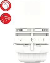 Danfoss Redia Ra Click Thermostatic Radiator Valve with Liquid Bellow view 2