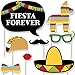 Big Dot of Happiness Mexican Fiesta - Mexican Themed Photo Booth Props Kit - 20 Count