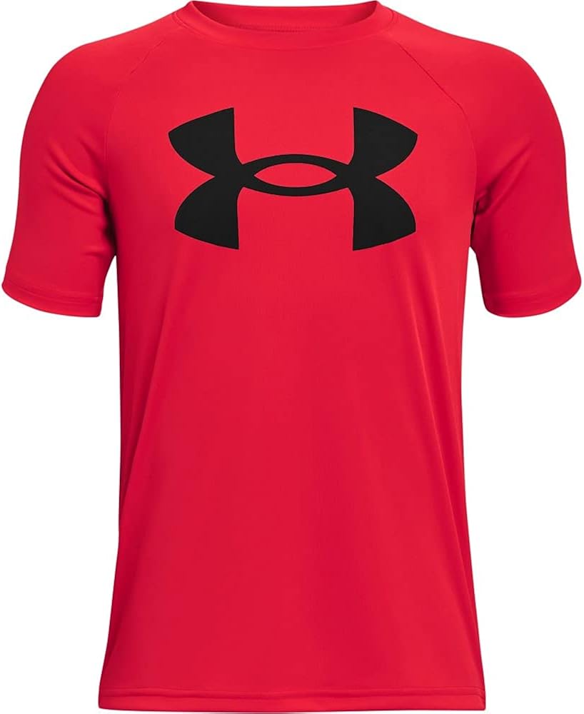 Under Armour Boys' Tech Big Logo Short-Sleeve T-Shirt: Clothing
