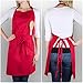 DII Everyday Basic Kitchen Collection, Chef Apron, Tango Red