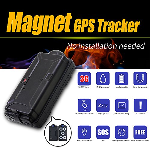 VJOYCAR TK05GSE 3G GPS Tracker Portable Waterproof Design For Car With 5000mAh Rechargeable Battery Powerful Magnet FREE Tracking Software Platform APP Easy Usage