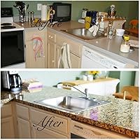 Ez Faux Decor Instant Venetian Gold Santa Cecilia Marble Granite