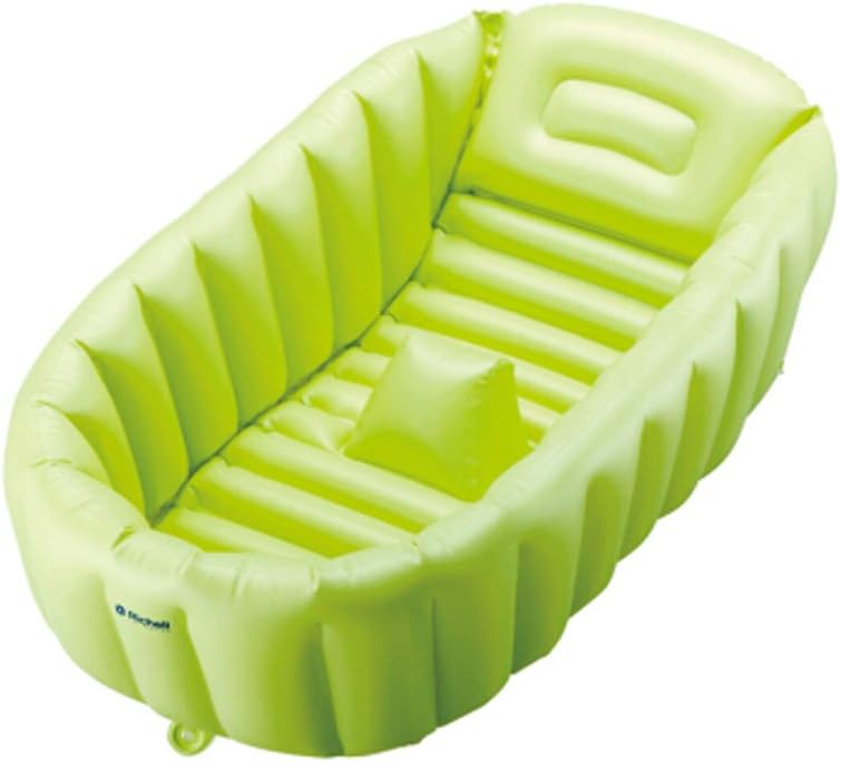 DA SHUN CHANG Foldable Inflatable Bath Baby Bathtub Baby Bath Basin Children's Swimming Pool Inflatable Bathtub Bath Barrel Green Bathtub