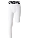 DEVOROPA Youth Boys Leggings One Leg Compression