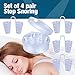 Snore Stopper by NasVen | Best Anti Snoring Devices - Set of 4 Nasal Dilators - Stop Snoring Solution For Comfortable Sleeping - Premium Anti Snoring Nose Vents - Anti Snore Guard - Snore Relief