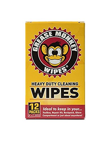 Grease Monkey Individual Heavy-Duty Cleaning Wipes, 24-Count