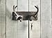 Comfify Vintage Cast Iron Deer Antlers Wall Hooks Antique Finish Metal Clothes Hanger Rack w/Hooks | Includes Screws and Anchors | in Rust Brown | (Antlers Hook CA-1507-24)
