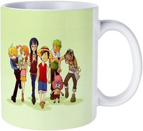 Amazon Co Jp ワンピースマグカップ おしゃれ セラミック コーヒーマグ 創意コップ かわいい ティーカップ 330ml ホーム キッチン