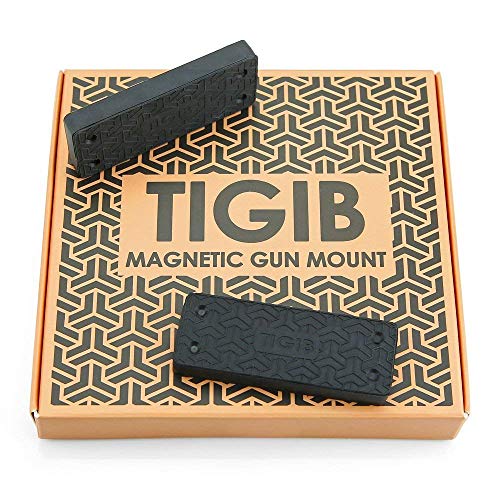 43 Lbs Gun Magnet Mount 2 Pack Rubber Coated Magnetic Gun Holder For Cars Bedside Gun Safe Hidden Concealed Magnetic Gun Mount Rifle Shotgun