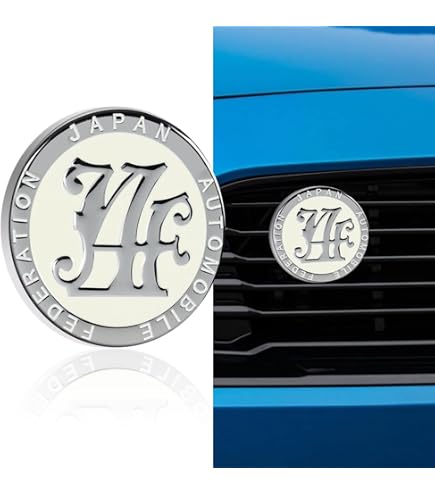 Amazon.com: Japan Automobile Federation JDM JAF Blue Emblem Badge