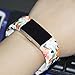 Replacement for Fitbit Charge 2 Band, Soft Silicone Adjustable Sport Strap Printed Bands with Classic Buckle Fitness Accessory Wristband for Fitbit Charge2 (Pattern-3, Small (Wrist 5.5