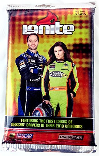 1 Pack Ignite NASCAR Trading Cards - 5 cards