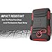 LG Sunrise Case, LG Lucky Case, LG L15G, LG L16C Combo Rugged Shell Cover Holster with Built-in Kickstand and Holster Locking Belt Clip Red + Circle(TM) Stylus Touch Screen Pen And Screen Protector