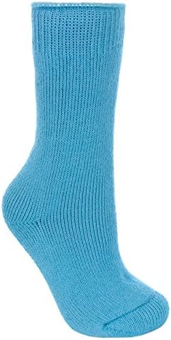 Trespass Womens/Ladies Fuzz Ultra Thick Warm Winter Thermal Socks (8-11 US) (Kingfisher)