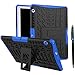 MediaPad T3 10 9.6 Inch Armor Case DWaybox Rugged Heavy Duty Hard Back Case Cover with Kickstand for Huawei MediaPad T3 10 9.6 Inch (Blue)