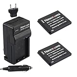 Newmowa SLB-07A Battery (2-Pack) and Charger kit for Samsung PL150 PL151 ST45 ST50 ST500 ST550 ST560 ST600 TL100 TL210 TL220 TL225 TL90 as SLB-07 SLB-07B SLB-07EP