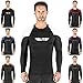 Elite Sports New Item Full Long Sleeve Compression, MMA, BJJ, No Gi, Cross Training Rash Guard, X-Large, White