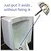 Peterbell Strive Urinal Strainer, Commercial Washout Urinal With Top Spud Filter funnel,Leaky cover,ceramics,White,Chrome finish (Chrome finish)