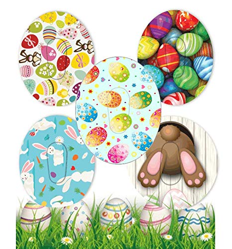 Dexcom G6 Easter Theme precut Adhesive Patches, 5 Pack. Split Backing. at Amazon