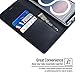 Galaxy Note8 Case, [Wallet Case] GOOSPERY Blue Moon Diary [Drop Protection] Premium PU Leather Texture w/ TPU Casing [ID Card & Cash Slot] Flip Stand Cover for Samsung Galaxy Note 8, Dark Navy Gray