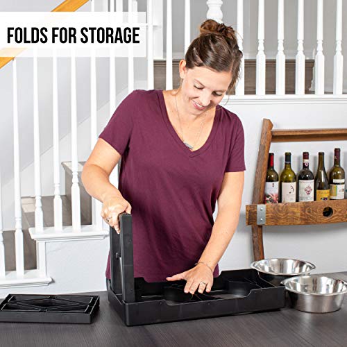 pet zone adjustable dog feeder