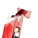 KAKAKA Aluminum Cigarette Case Box Holder for Slim Cigarette (100mm) with USB Rechargeable Cigarette Lighter (Rose)